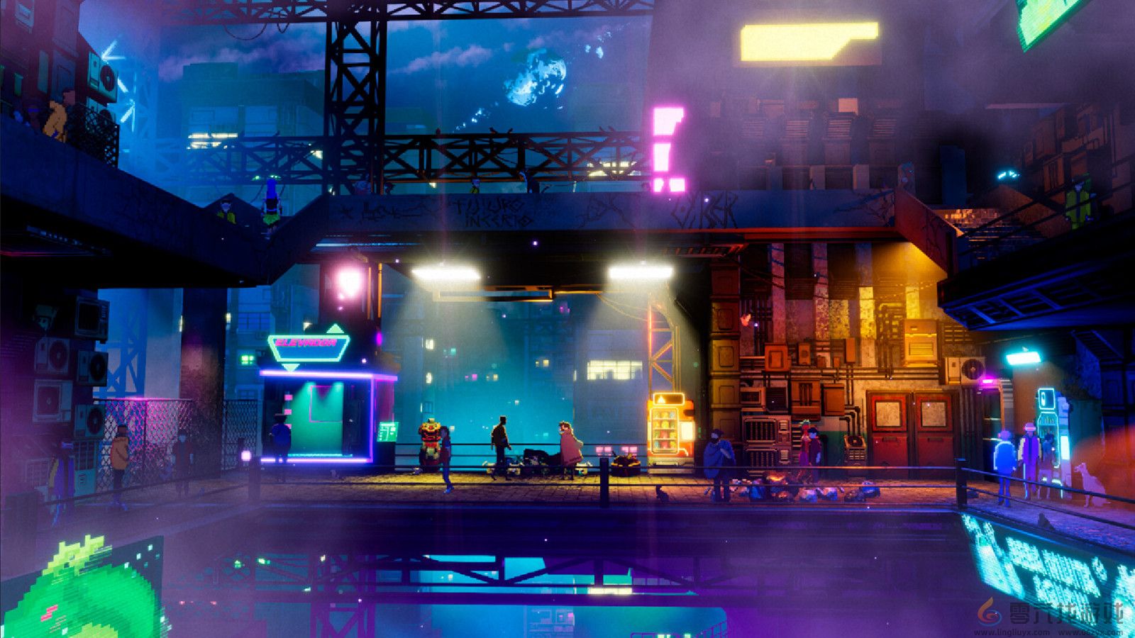 赛博朋克动作冒险游戏《Sky Dust》Steam页面 发行日期待定(图4) 赛博朋克动作冒险游戏《Sky Dust》Steam页面 发行日期待定(图4)