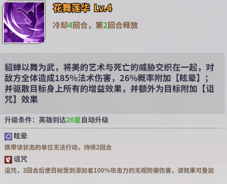 天下争霸三国志|英灵殿堂|貂蝉角色介绍(图3) 天下争霸三国志|英灵殿堂|貂蝉角色介绍(图3)